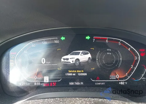 2024 BMW X3 Sdrive30I z USA, uszkodzony, nr VIN 5UX43DP0XR9V06318